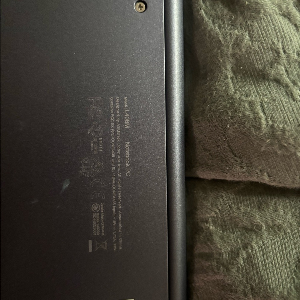 ASUS Silver Laptop